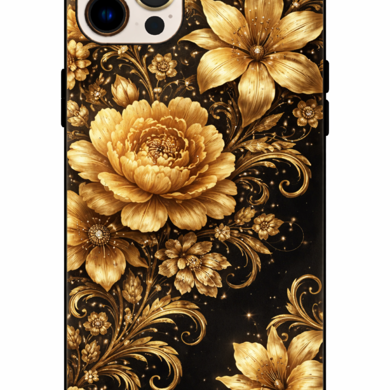 Beautiful Glossy Metal Tpu Mobile Back Cover D006